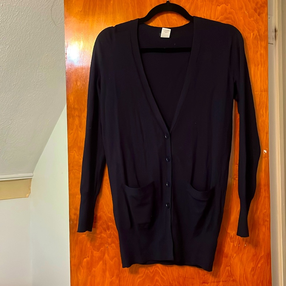 J CREW Deep V Neck Cardigan